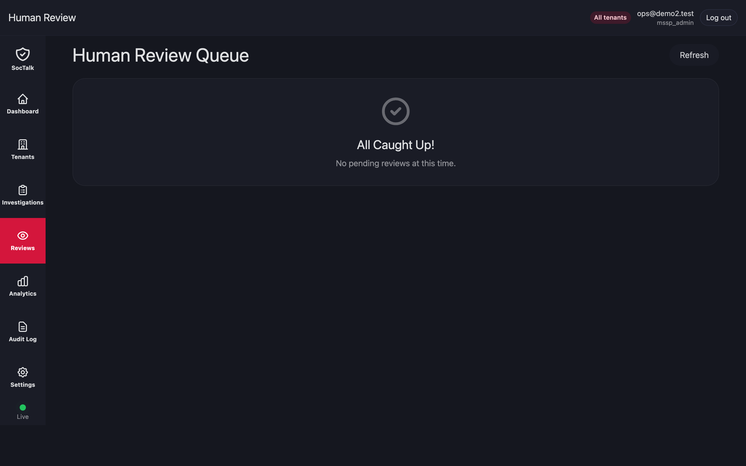 Review queue